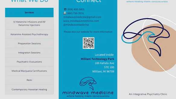 MindWave Medicine- Ketamine-Assisted Psychotherapy — ketamine clinic in Mililani, Hawaii (photo 3 of 3)