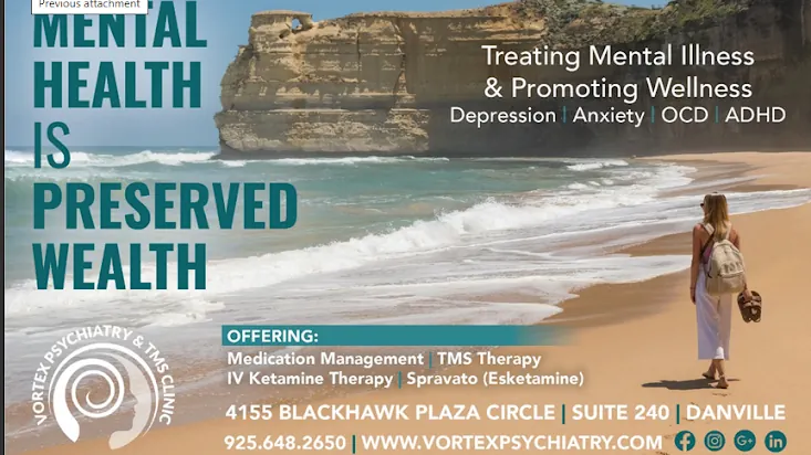 Vortex Psychiatry Inc — ketamine clinic in Danville, California (photo 3 of 3)